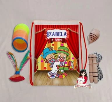 Mochila Boa Infância Tema Patati Patatá 2