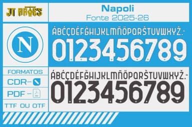 Arte Vetor Camisa Napoli 2025 2026