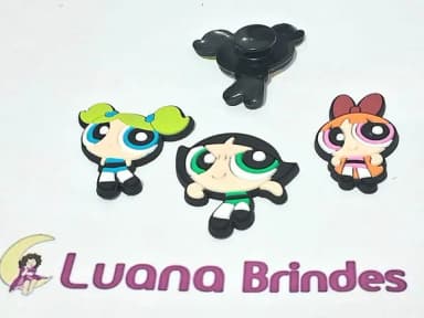 Pins para Crocs Meninas Super Poderosas - Pacotes C/6 Unidad