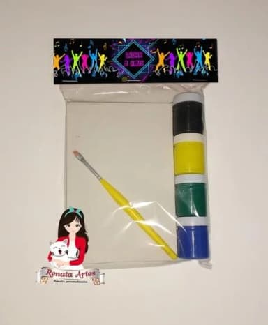 Kit Pintura Personalizado Tema Balada Neon