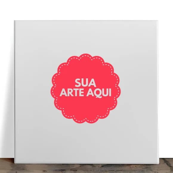 Azulejo Personalizado 15x15 cm com Suporte Grátis