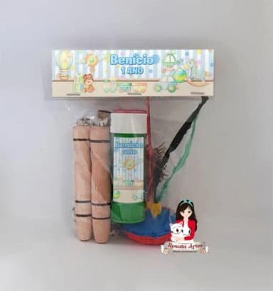 Kit Lembrancinha com Bolha de Sabão Brinquedos Vintage