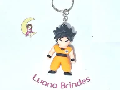 Chaveiro Dragon Ball 3d Emborrachado Pacote com 2 Unidades