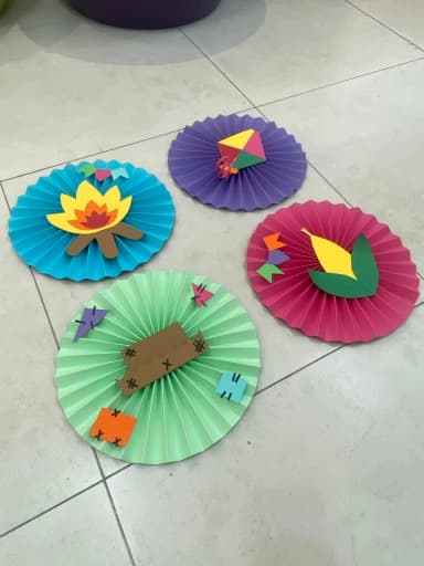 kit 4 Peças de Rosetas junino