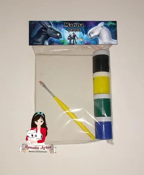 Kit Pintura Personalizado Como Treinar Seu Dragão