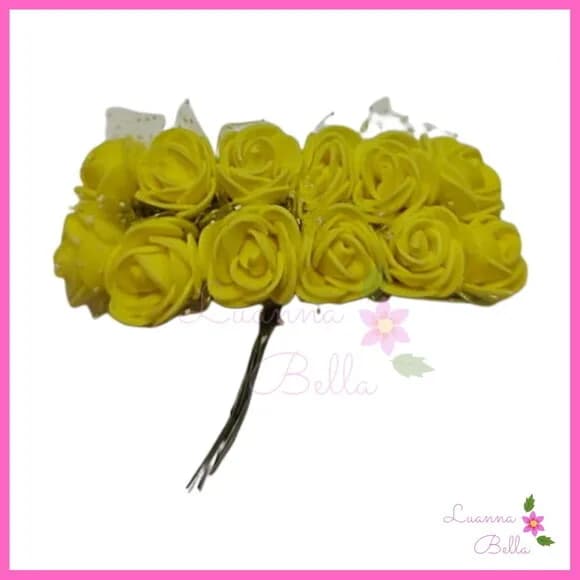 Buque de Flor Amarelo em EVA - Pct c/ 2 Buques