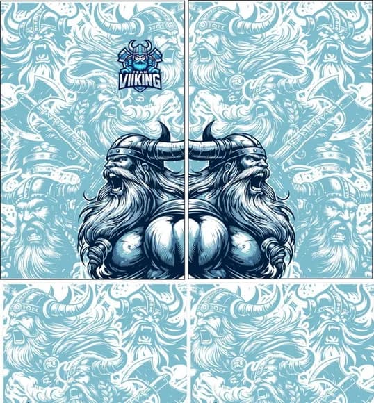 Arte Vetor Camisa Interclasse Viking Mod-232