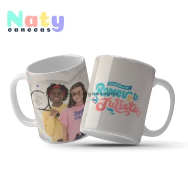 Caneca Personalizada  A Infância de Romeu e Julieta
