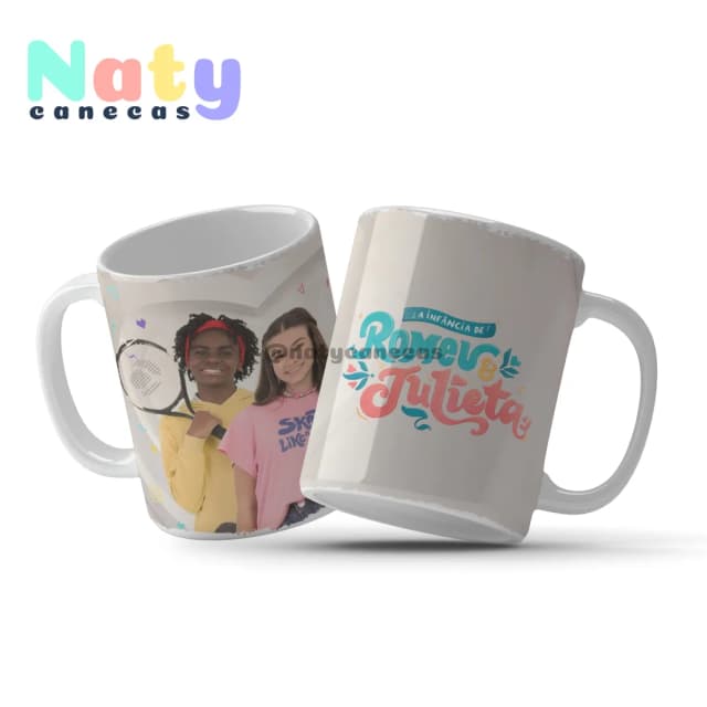 Caneca Personalizada  A Infância de Romeu e Julieta