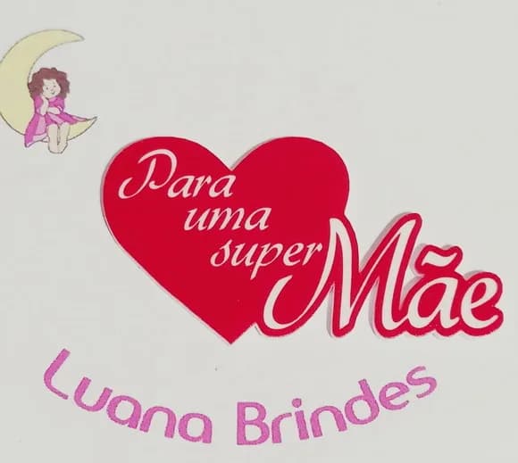 Plaquinha para Uma Super Mãe Acrílico Uv - 3 Unidades