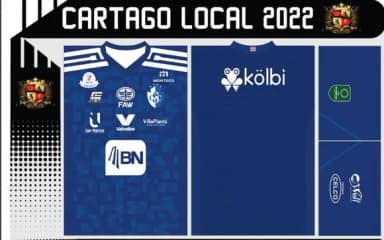Vetor Da Camisa Cartago Local 2022
