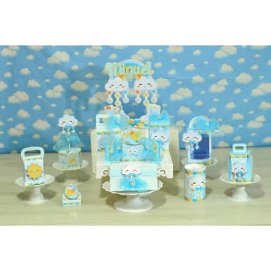 Kit 60 Lembrancinhas Chuva de Amor