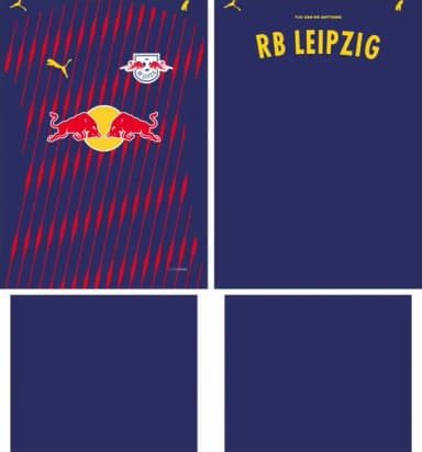 Arte Vetor Camisa Rb Leipzig Visita 2025-2026