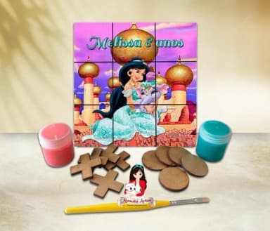 Jogo da Velha com Tinta Personalizado Jasmine