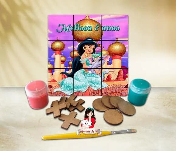 Jogo da Velha com Tinta Personalizado Jasmine