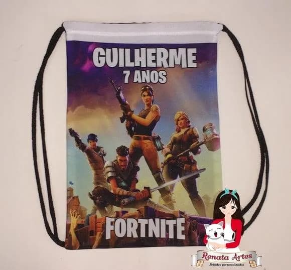 Mochila de Tecido Personalizada Fortinite