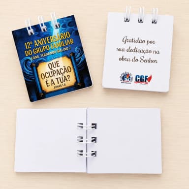 100 Blocos Minizinhos / Personalizados com sua arte ou logo