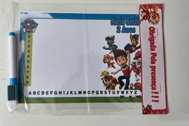 Lousa Magica Infantil Personalizada da Patrulha Canina