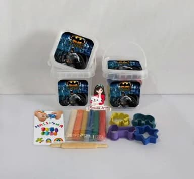 Kit Massinha no Baldinho Personalizado Batman