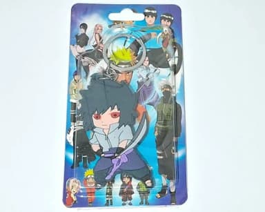Chaveiro Naruto Shippuden Sasuke Frente e Verso Emborrachado