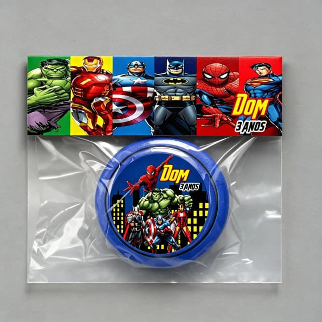Iô iô Personalizado para lembrancinhas dos Vingadores