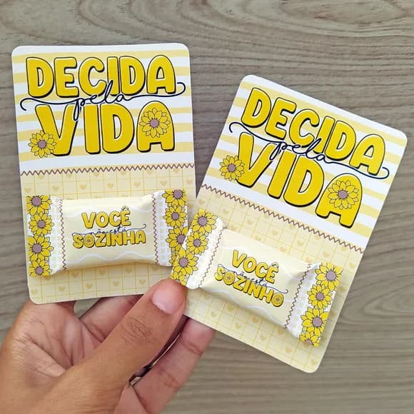 Card com Bala Setembro Amarelo