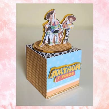 Caixa cubo Toy story