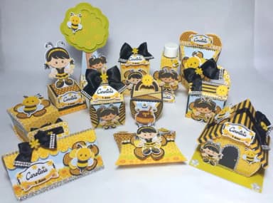 Kit 30 Lembrancinhas Abelha