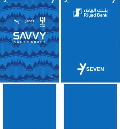 Arte Vetor Camisa Al Hilal Local 2025-2026