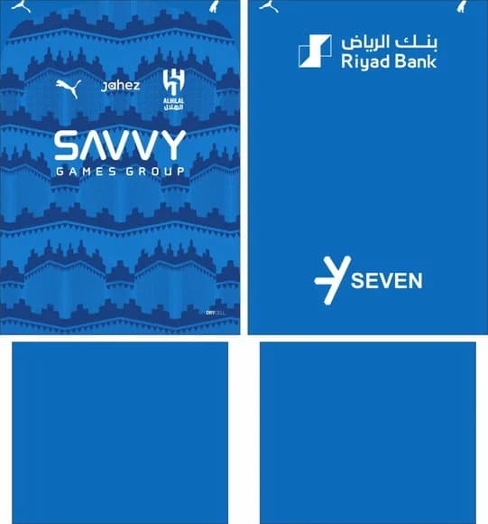 Arte Vetor Camisa Al Hilal Local 2025-2026