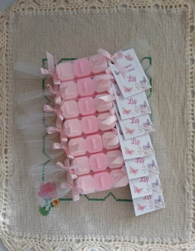 Lembrancinha Maternidade Mini Sabonete Nomes 3 Letras