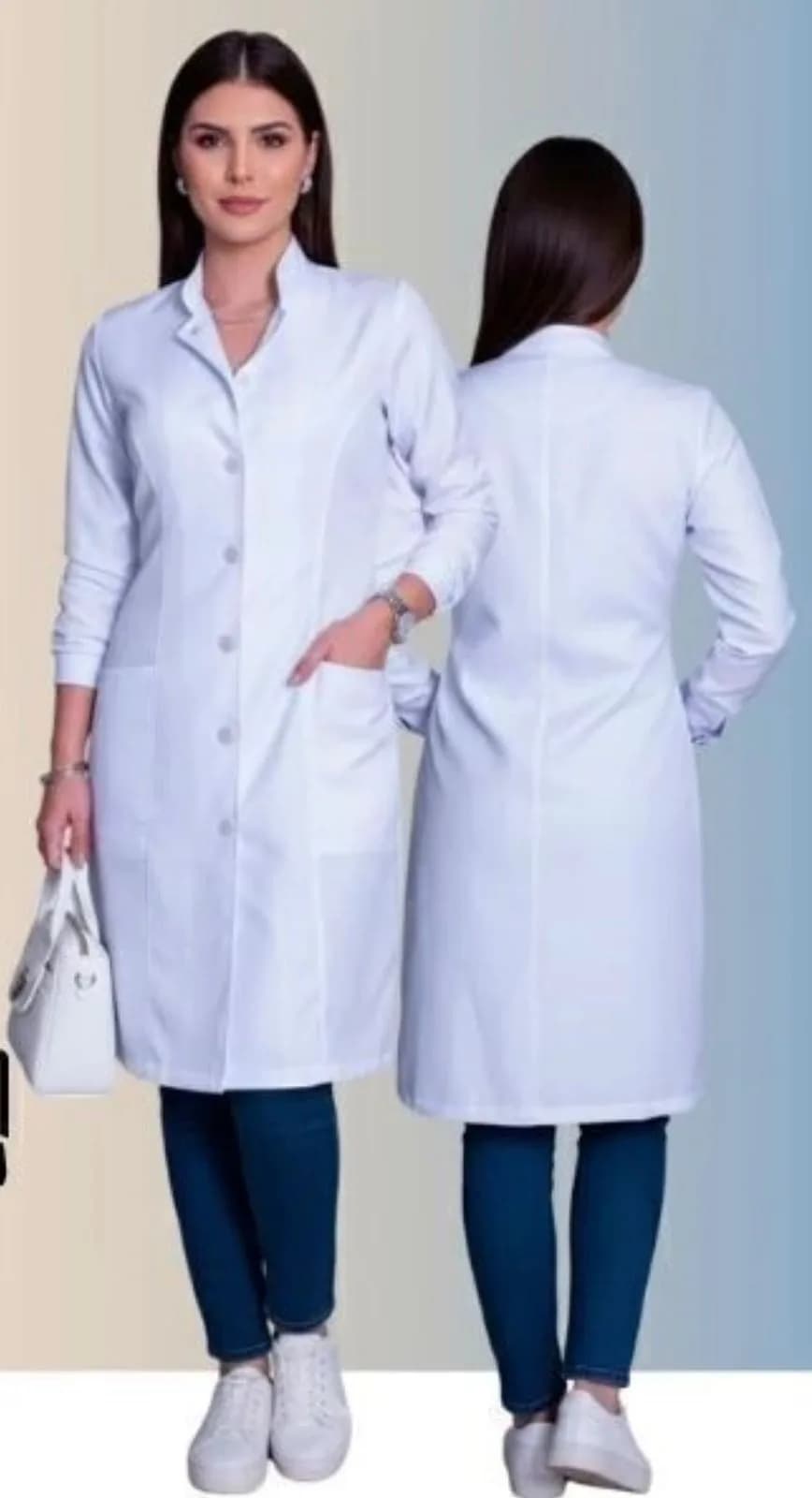 Jaleco médicos, biomedicina, enfermagem