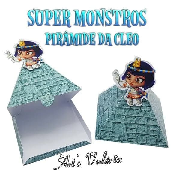 Caixa Pirâmide da Cleo - Super Monstros em Ação