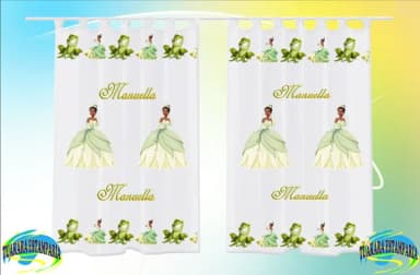 Cortina Personalizada Princesa Tiana