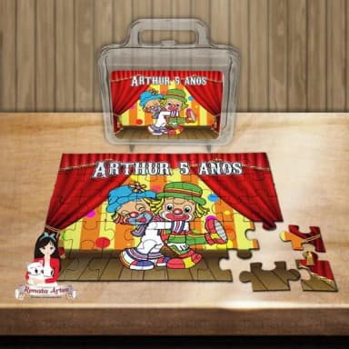 Quebra Cabeça Personalizado na Maleta Patati Patatá