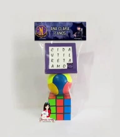 Kit Desafio Personalizado Wandinha