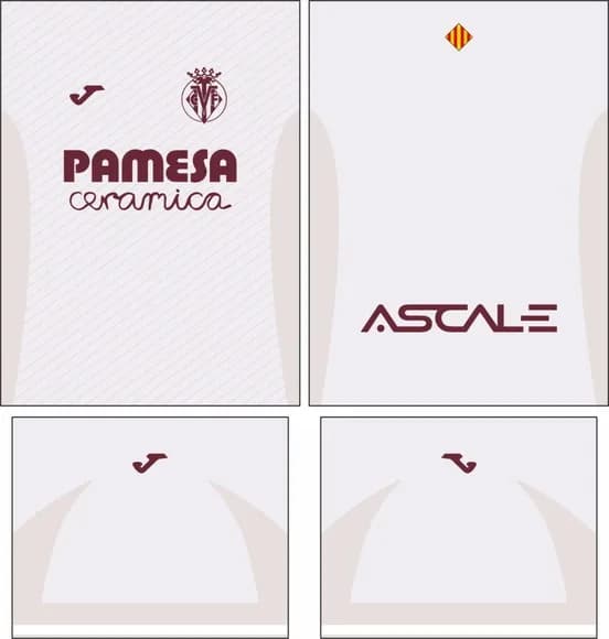 Arte Vetor Camisa Villarreal Visita 2025-2026