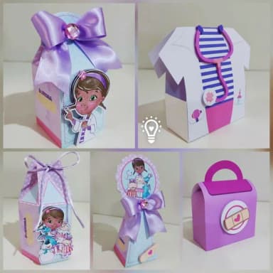 Kit 60 Lembrancinhas Doutora Brinquedos