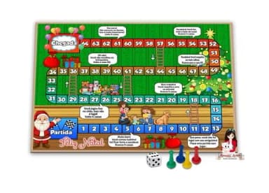 Tabuleiro Educativo Natal 2025