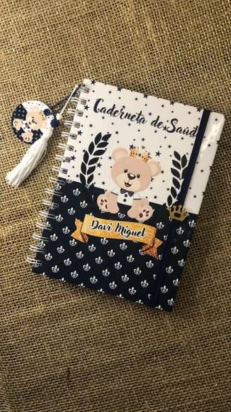 Caderneta de Saúde / Vacinação Personalizada - Ursinho