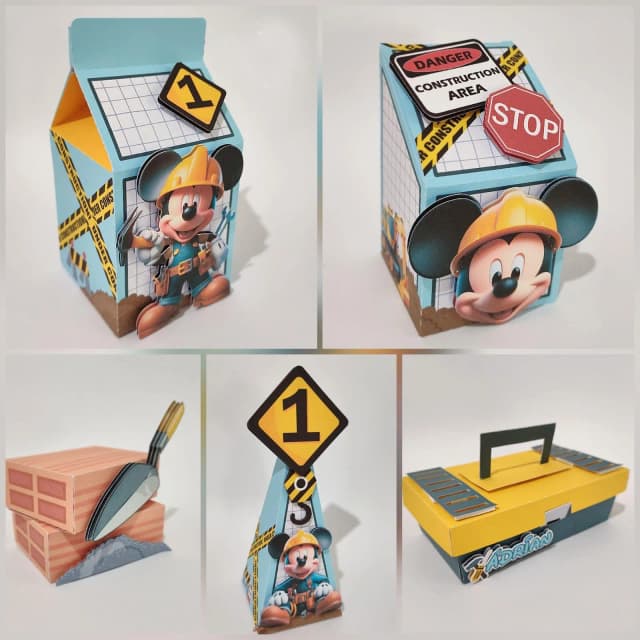 Arquivo de Corte MICKEY CONSTRUTOR 100