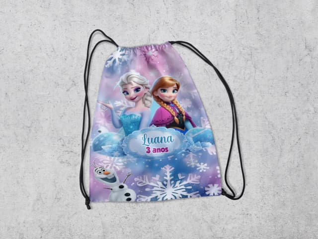 Mochilinha Personalizada Frozen