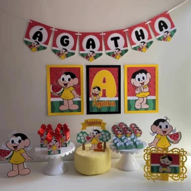 Kit Mesversário Magali Personalizados - Só Um Bolinho
