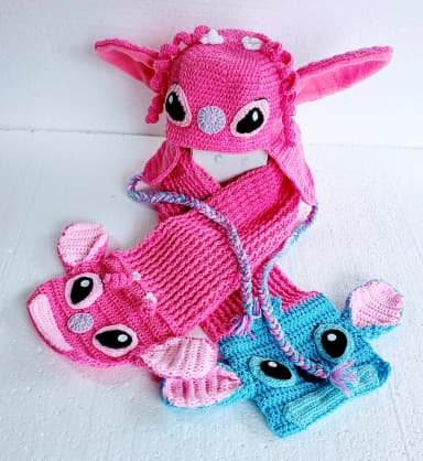Manta crochê menina