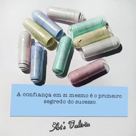 Cápsula com Mensagem Motivacionais