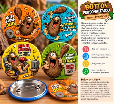 Bottons Personalizados com 4 itens