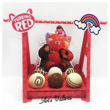 Display para Docinhos RED: Crescer é uma Fera
