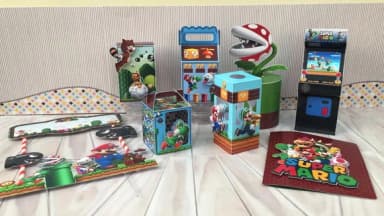 Kit 45 Lembrancinhas Mario Bros