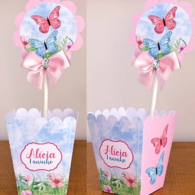 PEGUE E MONTE - Centro de Mesa JARDIM - Decoração de Festa | Lembrancinhas | Aniversário | Personalizados