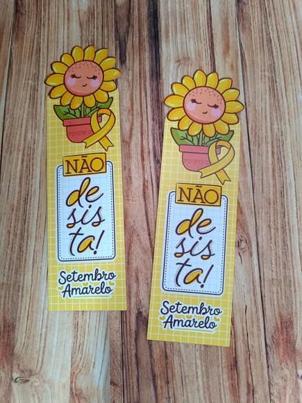Marca Página Simples - Setembro Amarelo